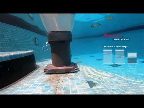Voltera 105 Extra-Wide Heavy-Duty Rechargeable Pool and Spa Cordless Vacuum Cleaner - Dual Stage Filtration
