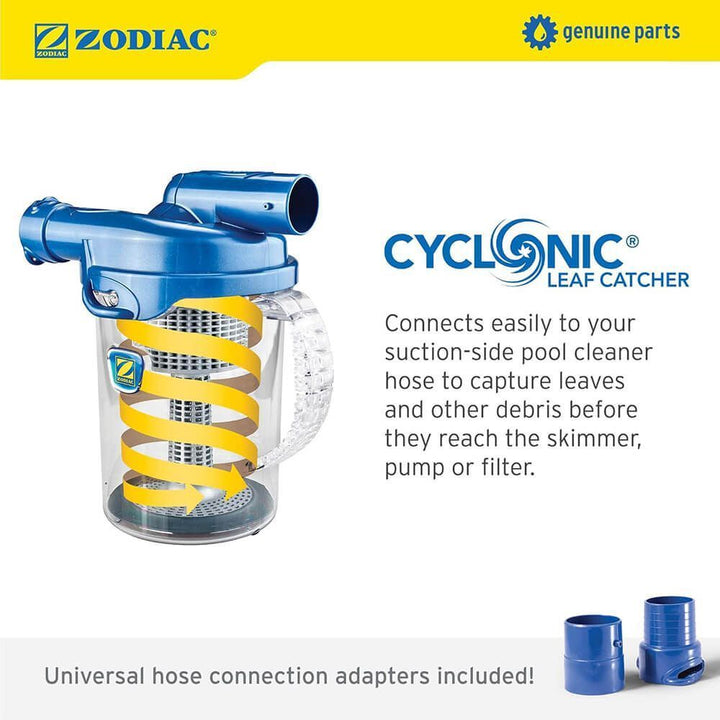W80116 Zodiac Cyclonic Leaf Catcher / Leaf Canister for Suction Pool Cleaners