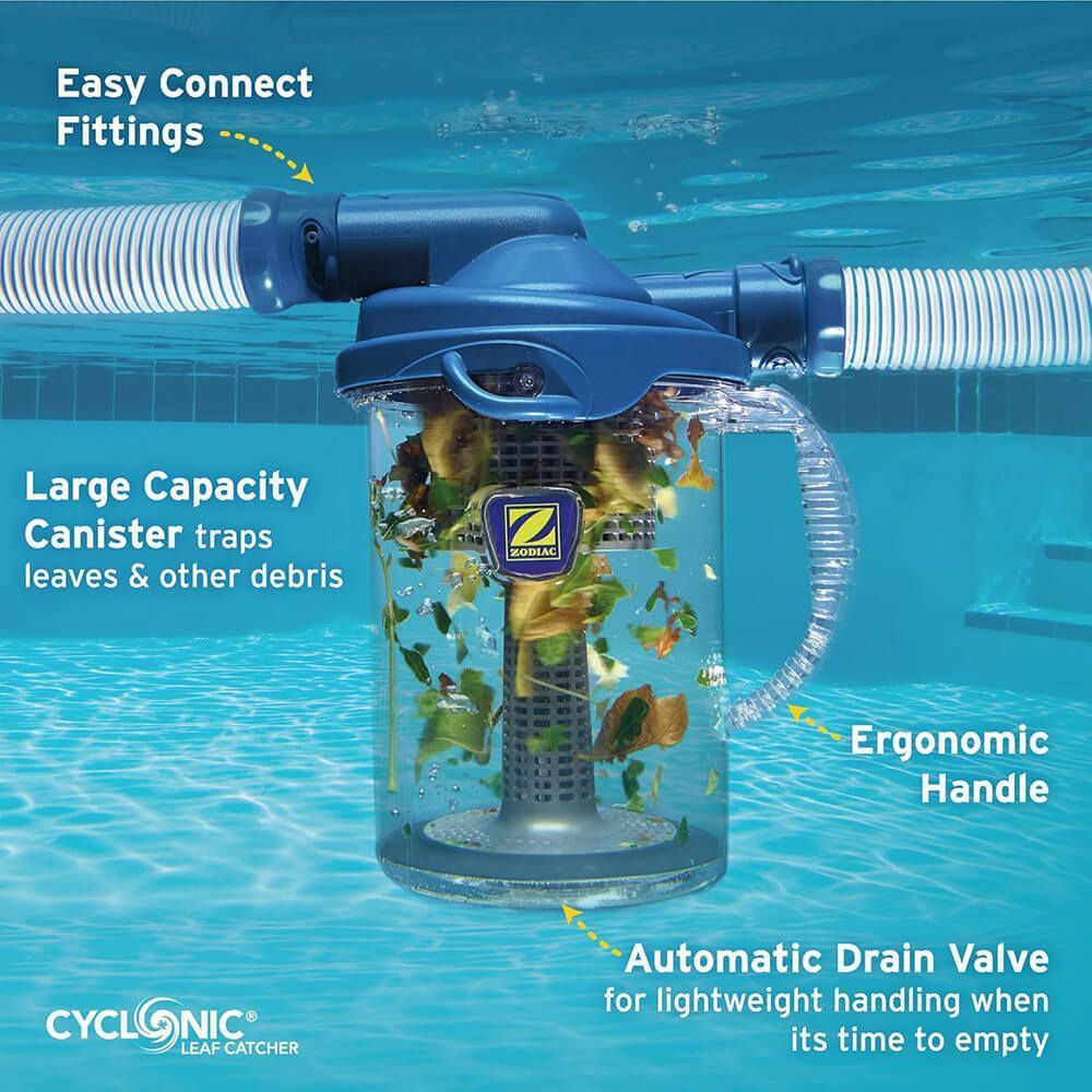 W80116 Zodiac Cyclonic Leaf Catcher / Leaf Canister for Suction Pool Cleaners
