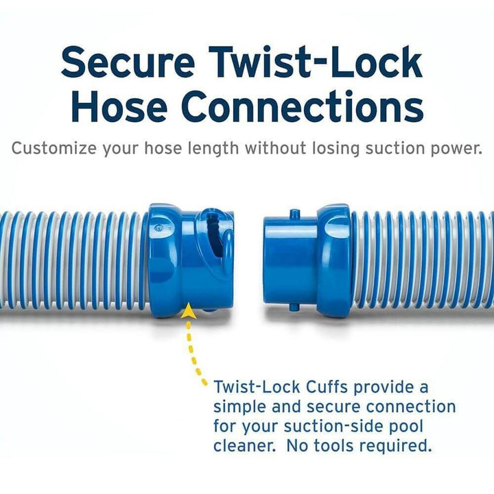 A0164500-PK10 AX10/AX20, MX6/MX8, G2/G3/G4, T3/T5 Duo/T5 Classic, Astral Pool S10/S20 Twist & Lock Hose (Pack of 10) - Genuine Hose Pack